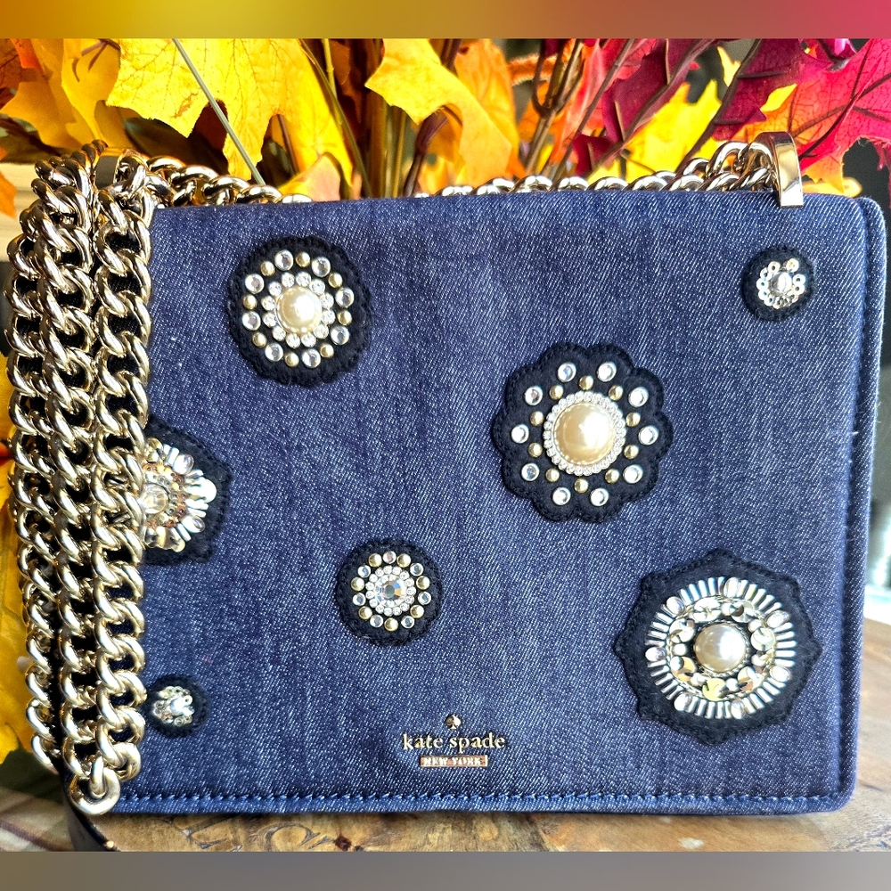 Kate Spade Cameron Street Sima Embellished Cross Body Bag NWOT - Picture 5 of 16